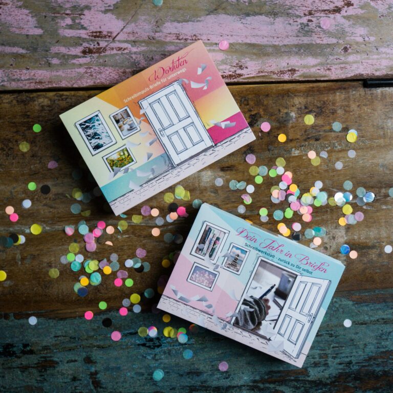 Postkarten vom Angebot Briefwerkstatt und vom Angebot Wundertüten